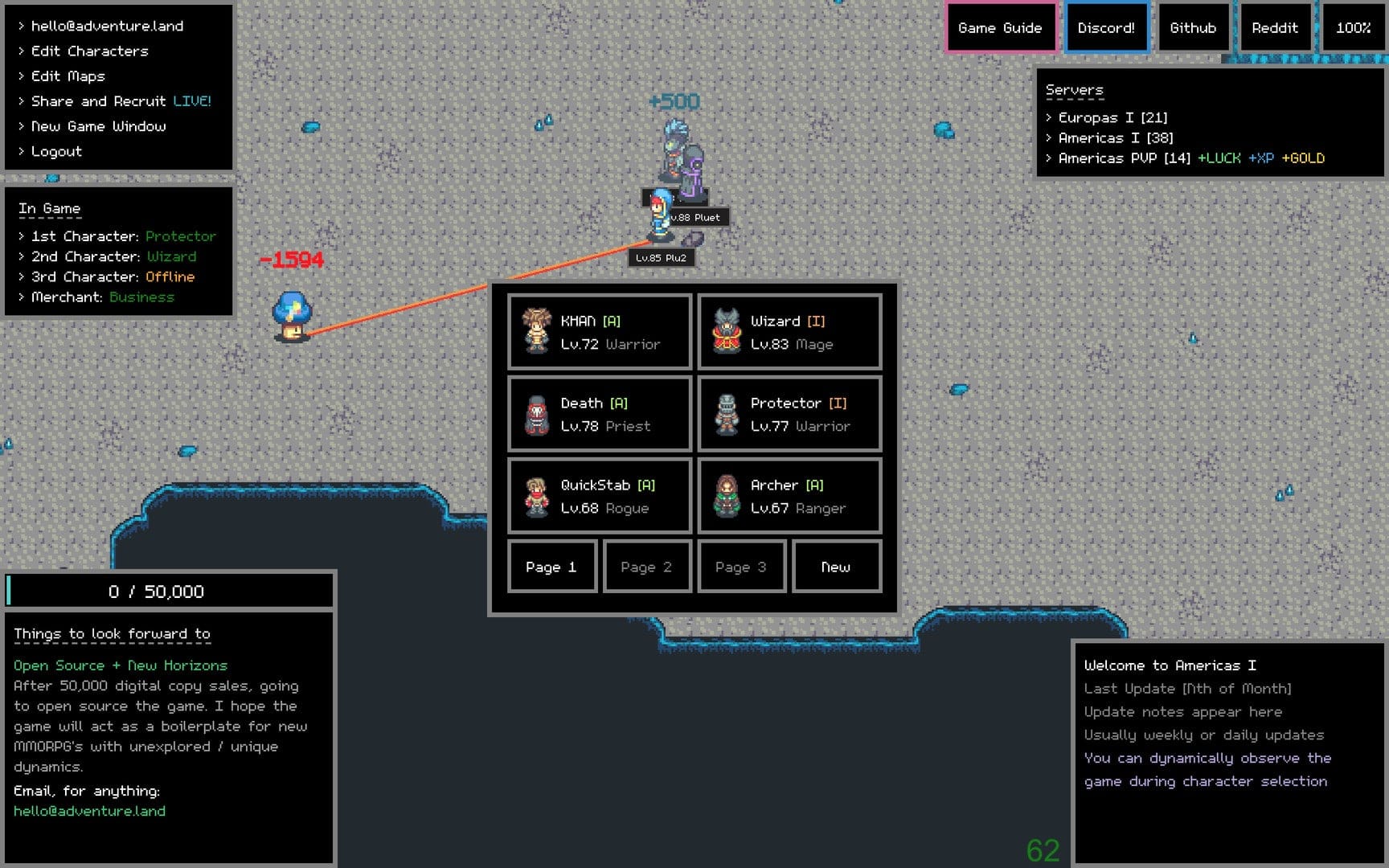 Adventure Land — mmo / rts programming game screenshot 6