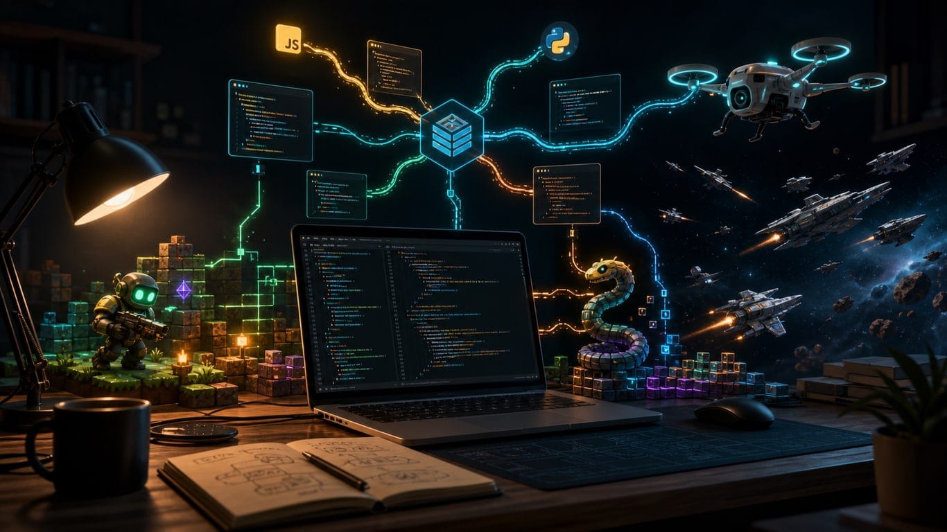 Games Where You Write Real Code (Not a Toy Language) article hero image