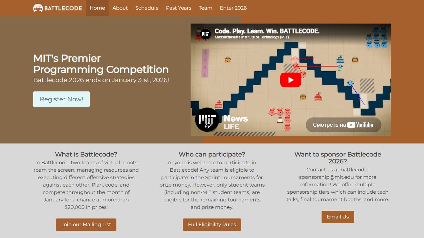Battlecode — ai competition programming game screenshot