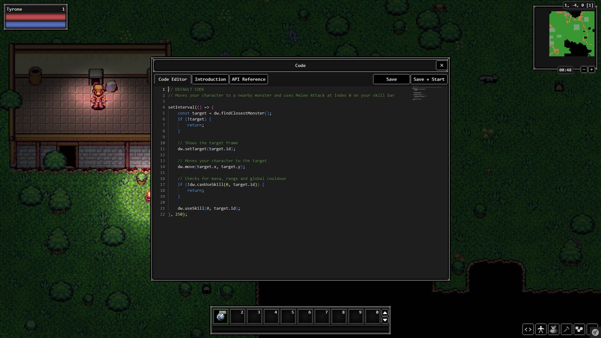 Deepest World — mmo / rts programming game screenshot