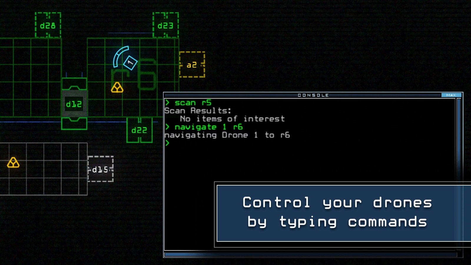 Duskers — command-line programming game screenshot 4