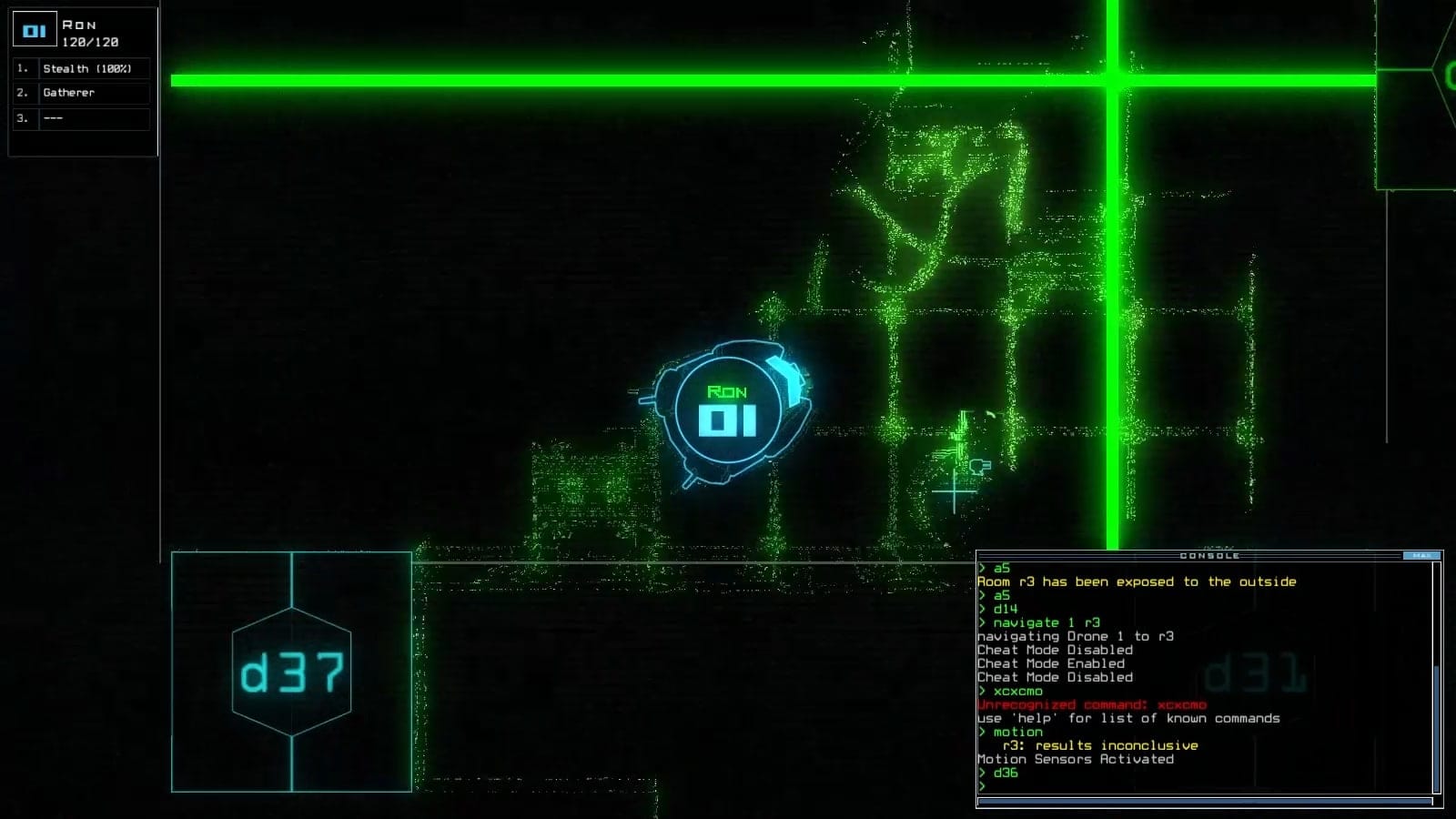 Duskers — command-line programming game screenshot 5