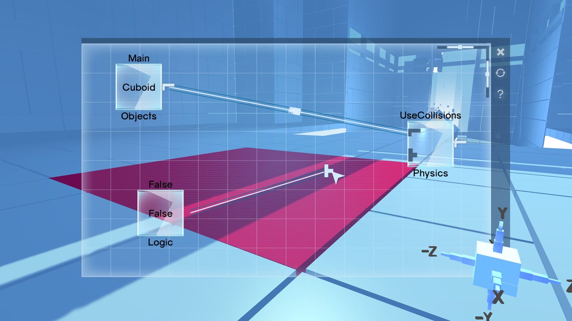 Glitchspace — visual puzzle programming game screenshot 5