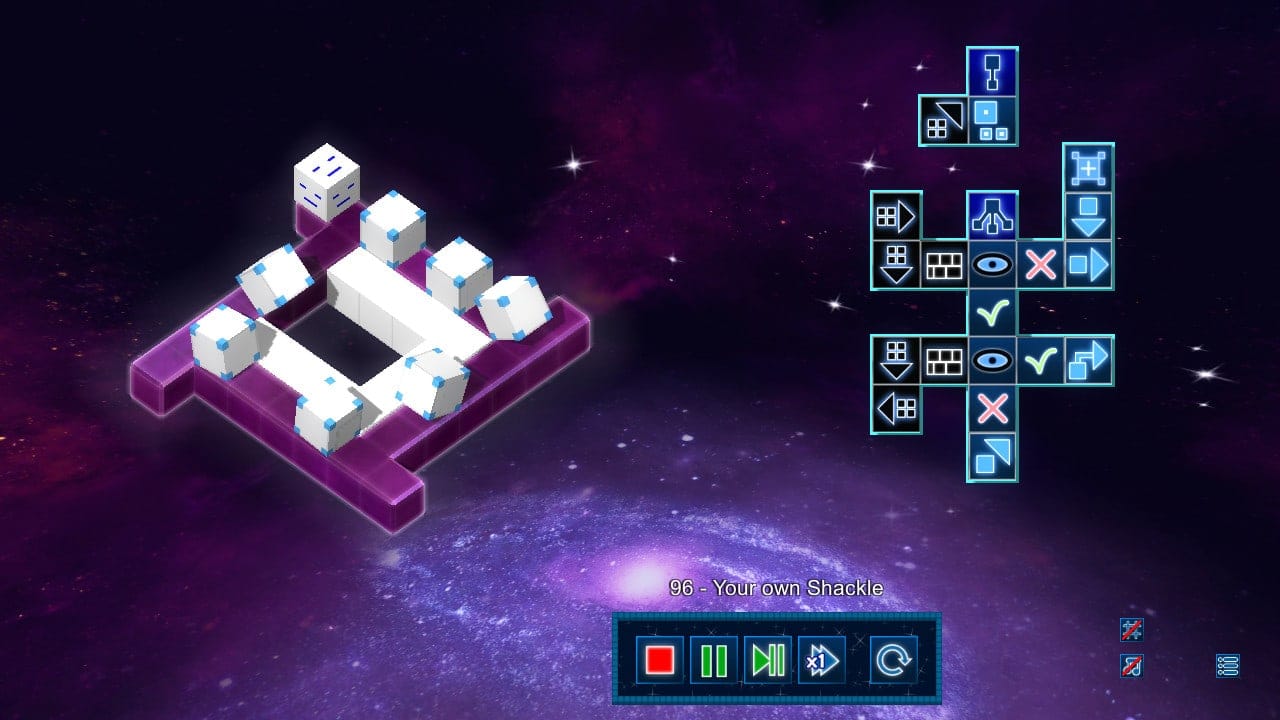God is a Cube — robot programming programming game screenshot 2