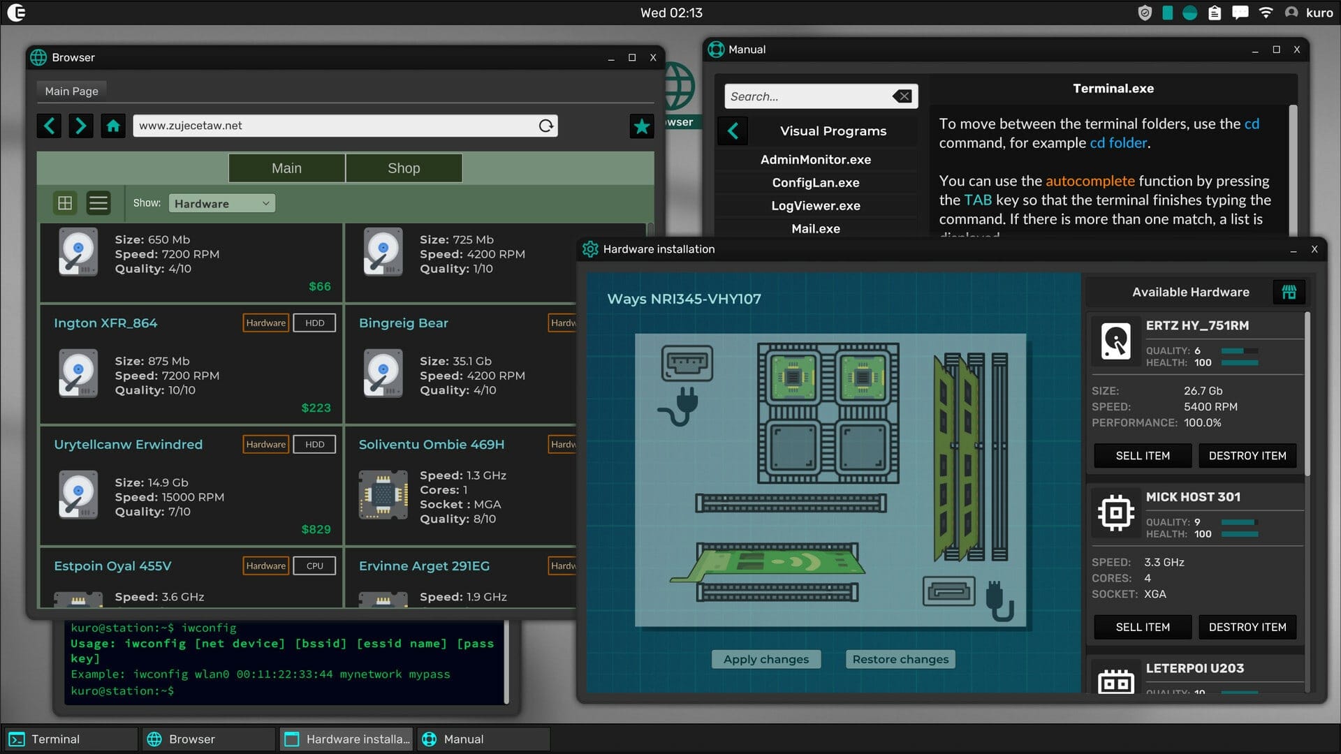 Grey Hack — hacking / terminal programming game screenshot 3