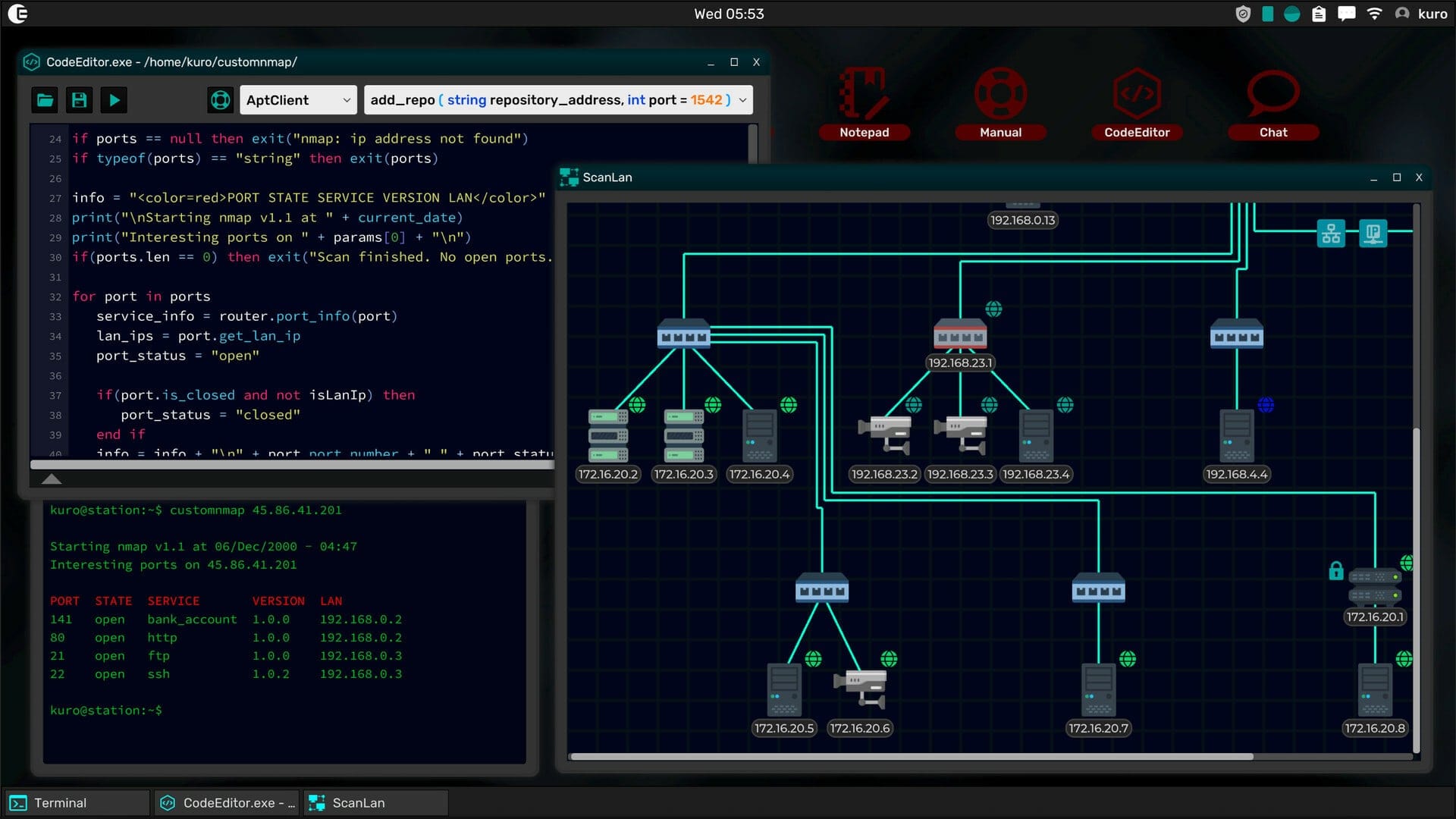Grey Hack — hacking / terminal programming game screenshot 4