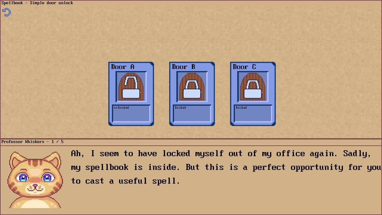 Lambda Spellcrafting Academy — visual puzzle programming game screenshot 2