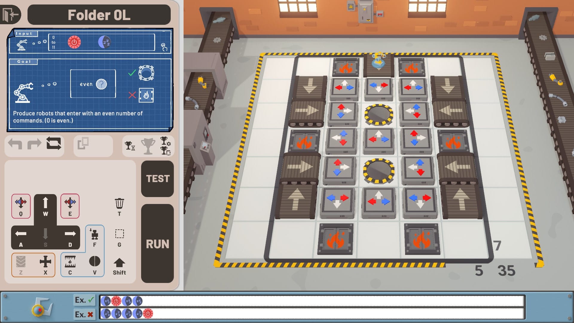 Manufactoria 2022 — visual puzzle programming game screenshot 2