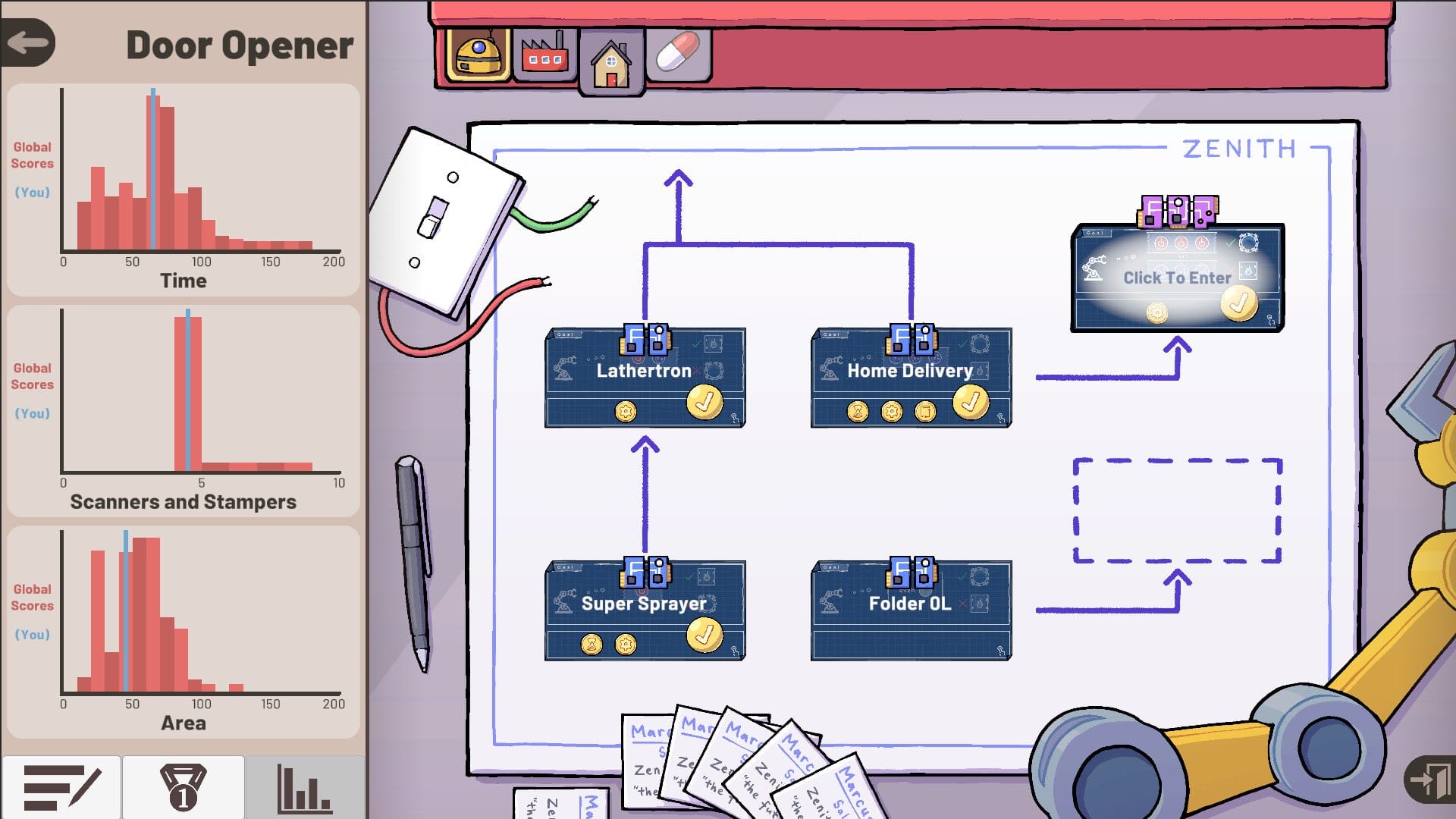 Manufactoria 2022 — visual puzzle programming game screenshot 5