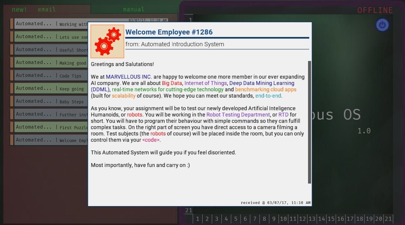 Marvellous Inc. — robot programming programming game screenshot 3