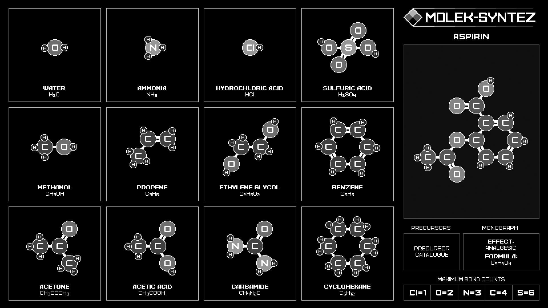 MOLEK-SYNTEZ — mechanical programming programming game screenshot 3