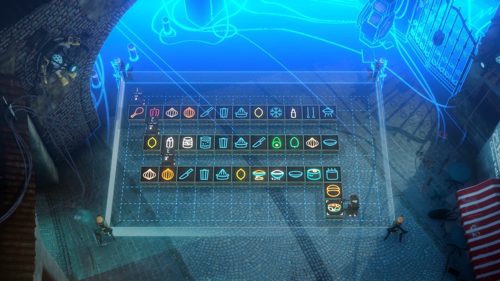 Neon Noodles — automation programming game screenshot 5