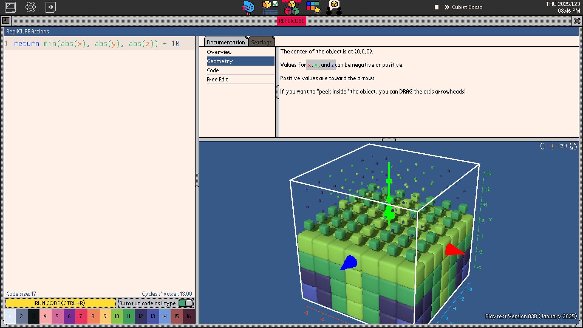 Replicube — visual puzzle programming game screenshot 5