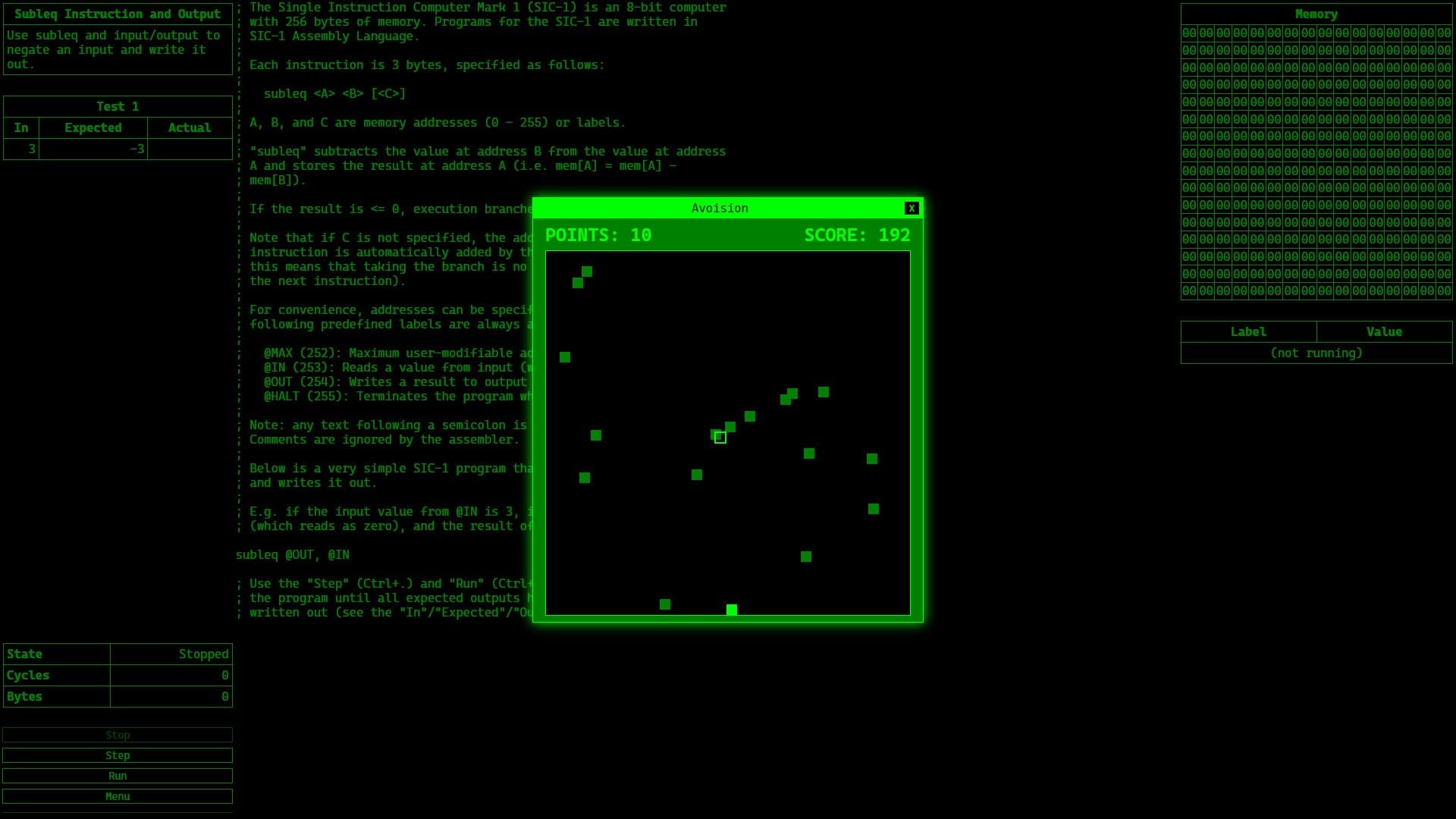 SIC-1 — assembly puzzle programming game screenshot 6