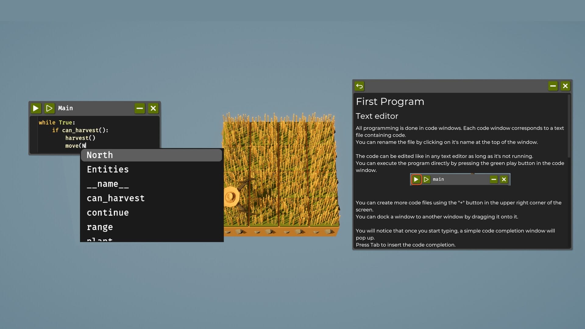 The Farmer Was Replaced — automation programming game screenshot 2