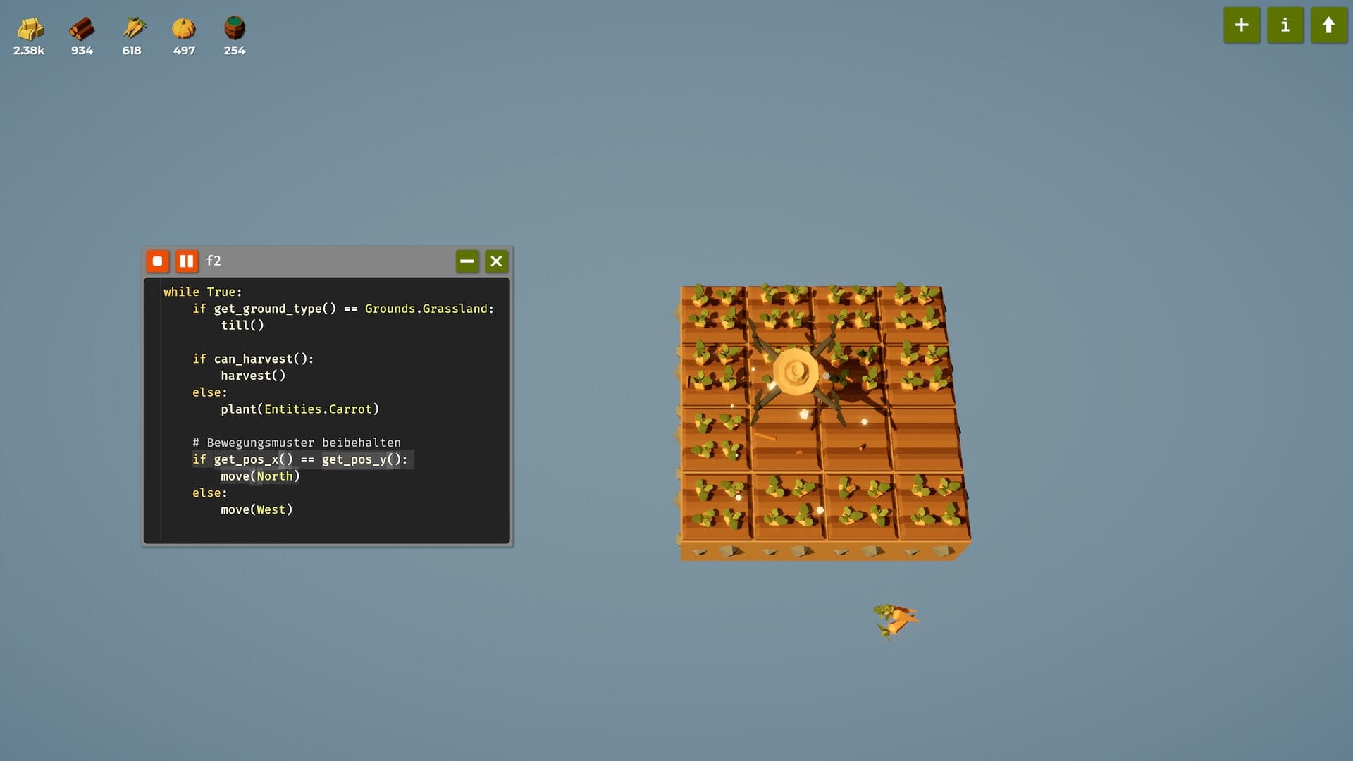 The Farmer Was Replaced — automation programming game screenshot 4