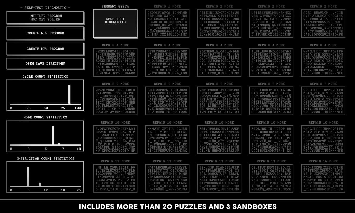 TIS-100 — assembly puzzle programming game screenshot 5