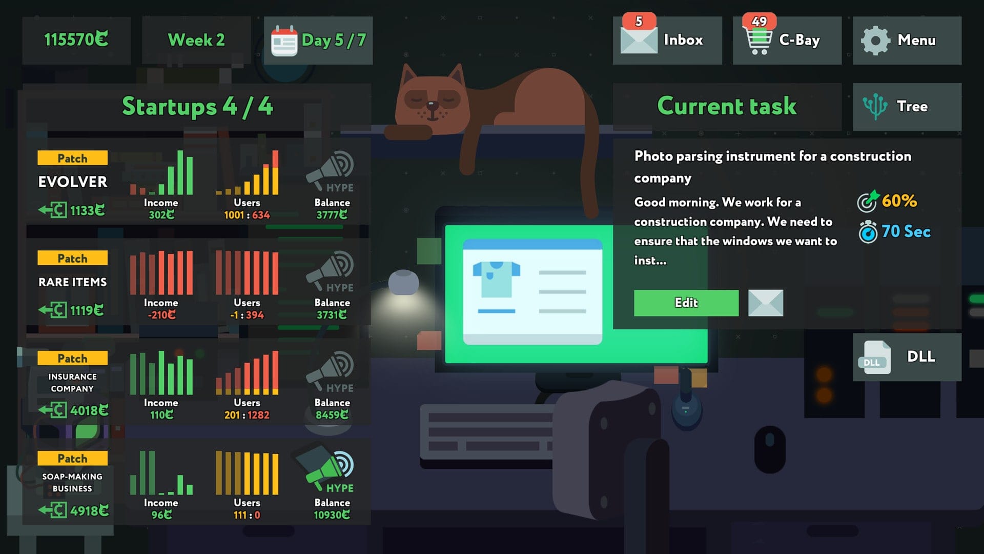 while True: learn() — visual puzzle programming game screenshot 5